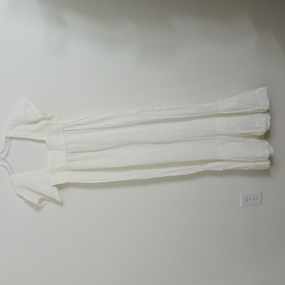 Vintage Laura Ashley Cottagecore Coquette Maxi Dress Lace Detail 100% Cotton - Picture 7 of 14